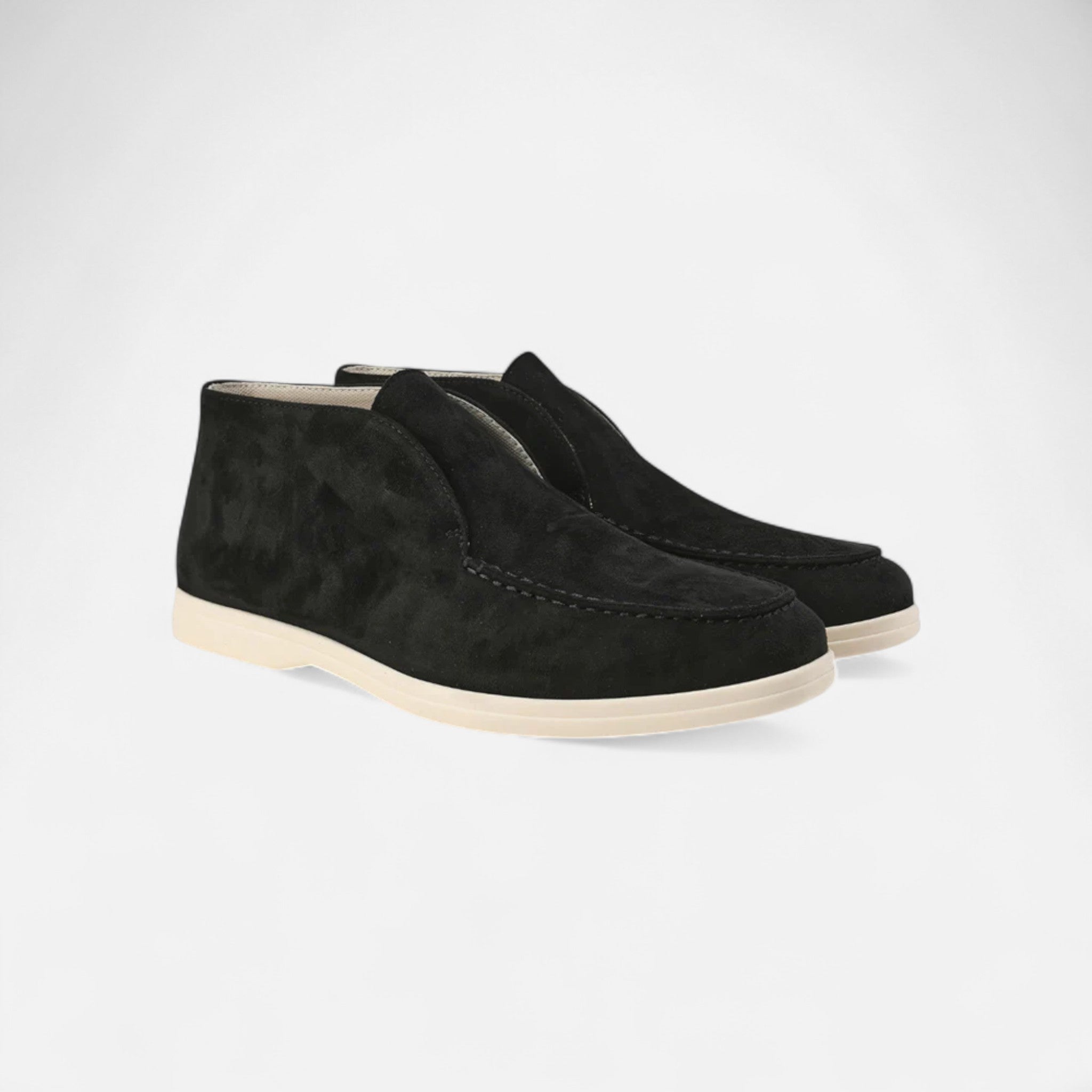 RAVERNO | Men’s High Suede Loafers – Timeless Heritage Elegance
