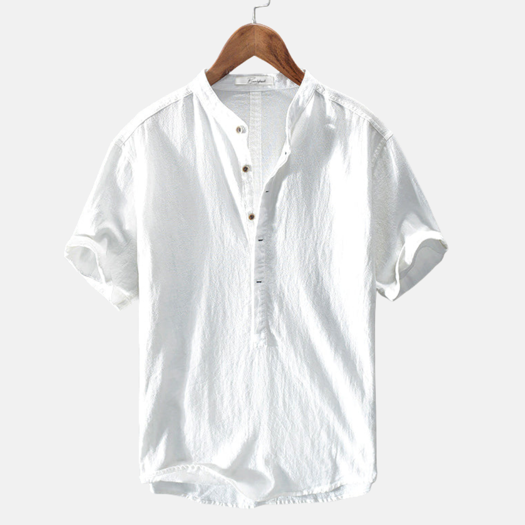 RAVERNO | Men’s Linen Shirt - Nice Pure Linen Classic