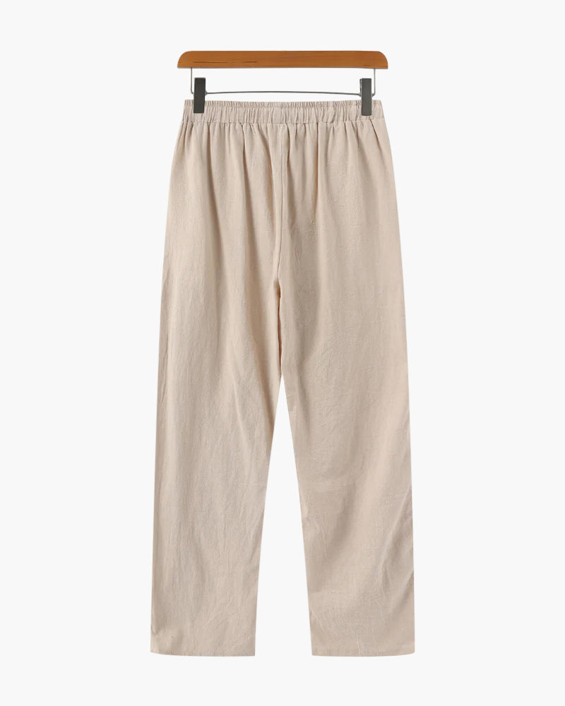 RAVERNO | Men’s Linen Pantalon – Zanzibar Refined Ease