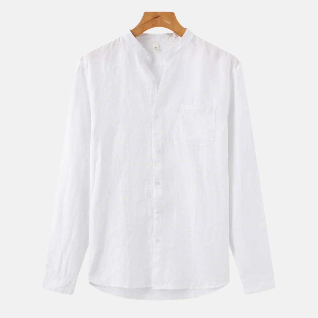 RAVERNO | Men's Cape Town Linen Shirt – Breezy Heritage Elegance