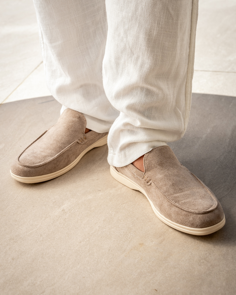 RAVERNO | Men’s Suede Loafers – Old Money Elegance