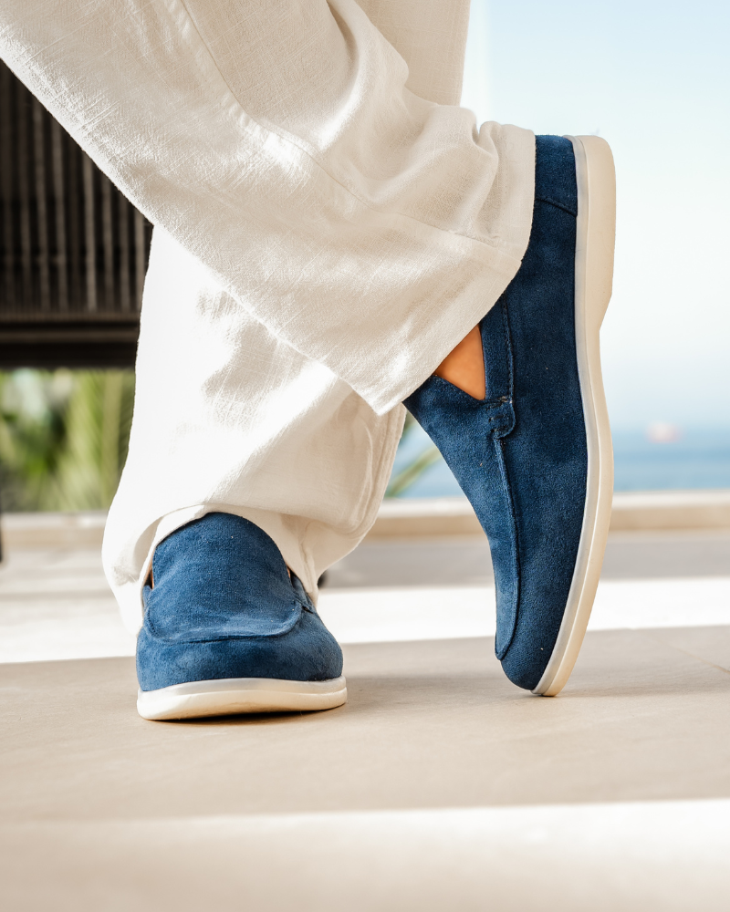 RAVERNO | Men’s Suede Loafers – Old Money Elegance