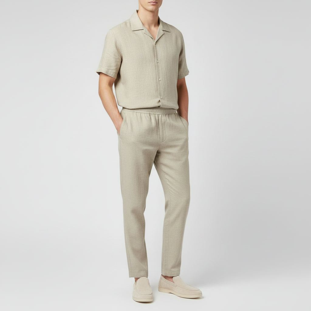 BYRAVERNO | Men’s Suede Loafers – Old Money Elegance