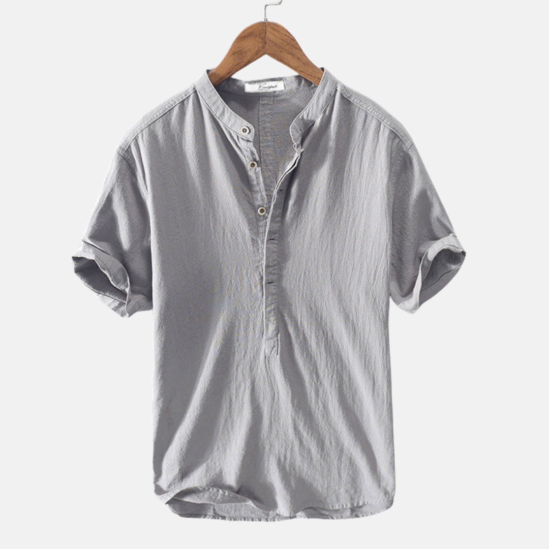 RAVERNO | Men’s Linen Shirt - Nice Pure Linen Classic