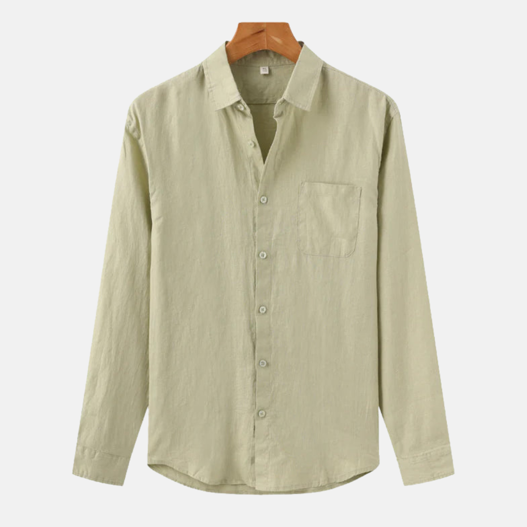 RAVERNO | Men's Cape Town Linen Shirt – Breezy Heritage Elegance