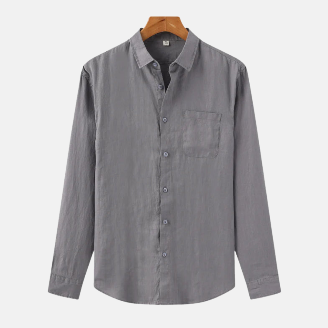 RAVERNO | Men's Cape Town Linen Shirt – Breezy Heritage Elegance