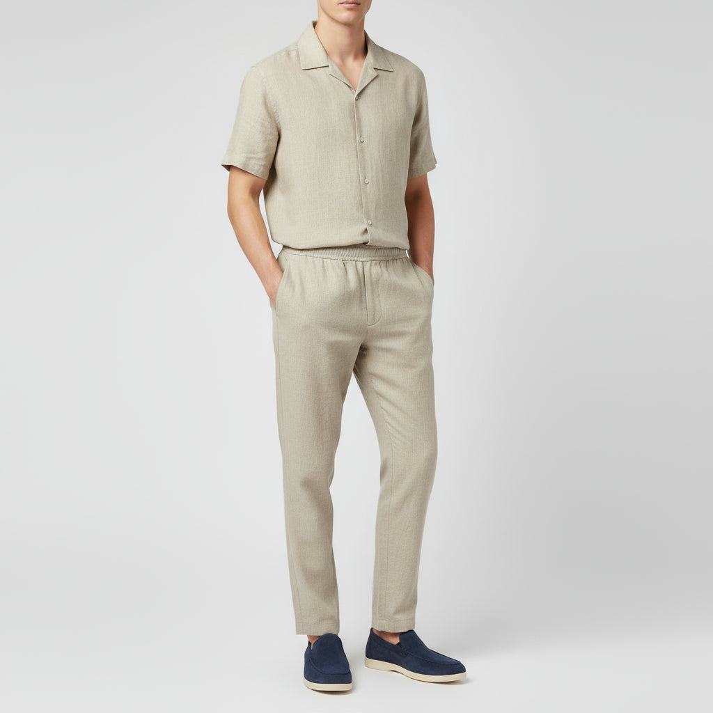 BYRAVERNO | Men’s Suede Loafers – Old Money Elegance