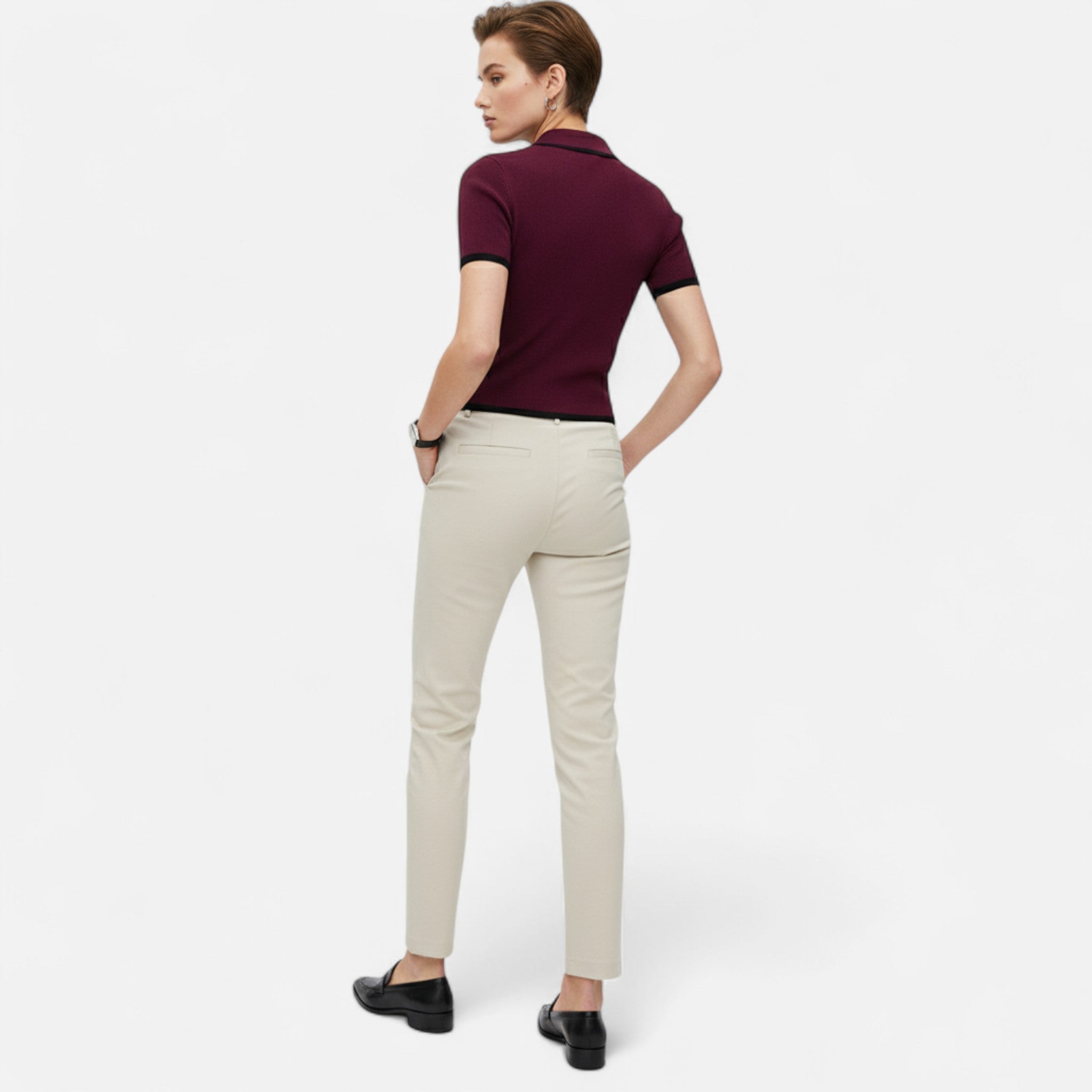 RAVERNO | Women’s Knitted Pullover – Heritage Patchwork Elegance