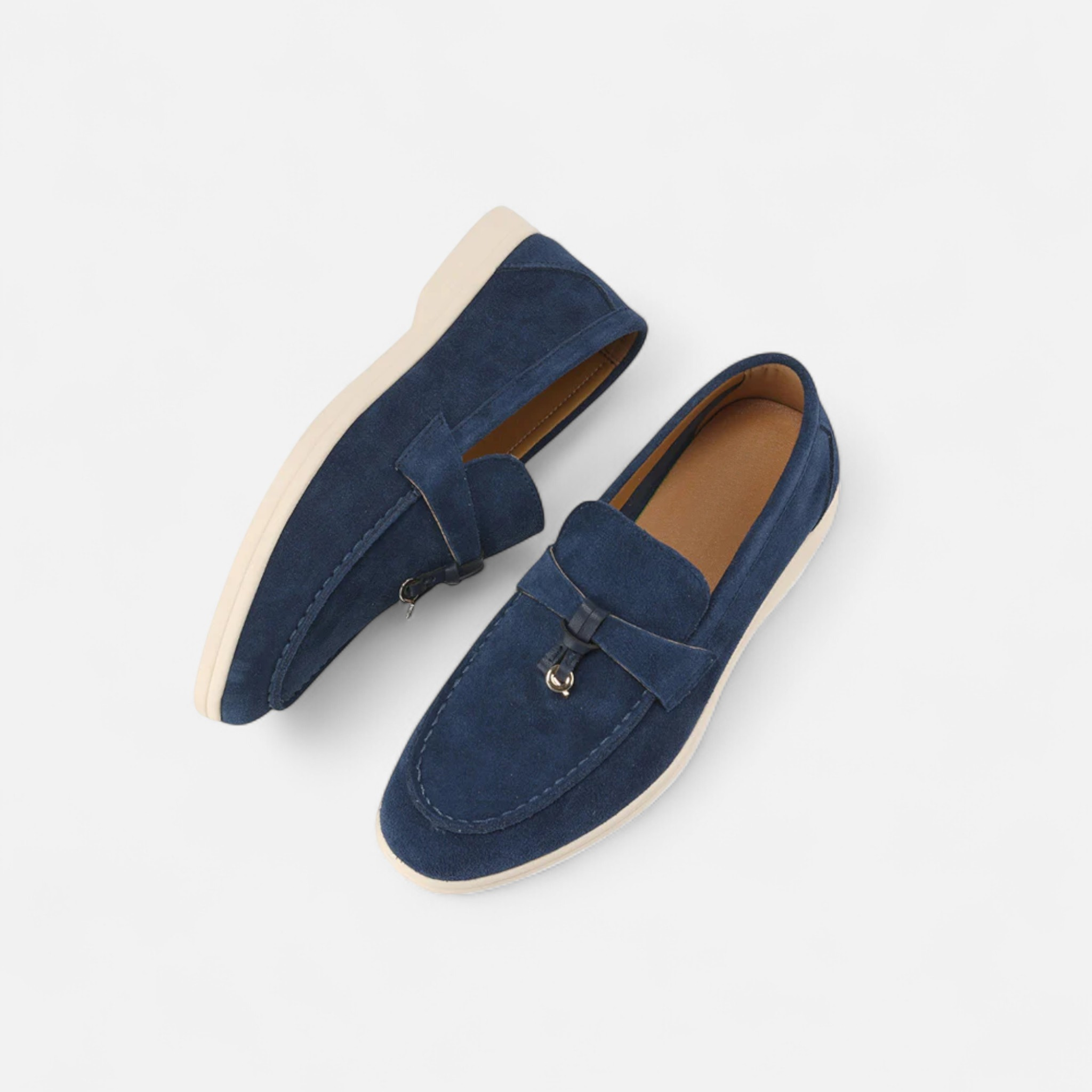 RAVERNO | Women’s Suede Loafers – Timeless Old-Money Elegance