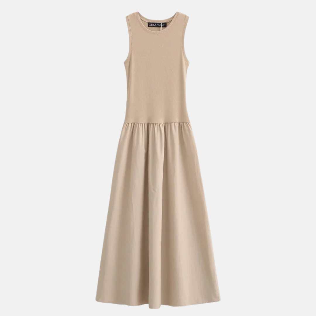 RAVERNO | Women’s Sleeveless Maxi Dress – Elegant Statement