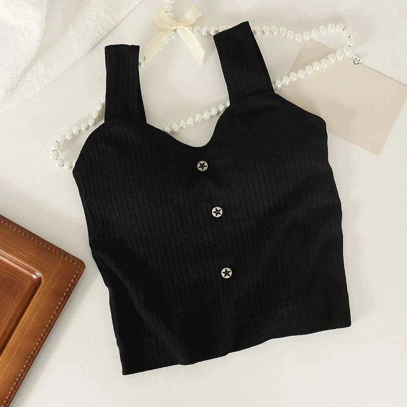 RAVERNO | Women’s Cropped Corset Top – Y2K Sculpted Edge