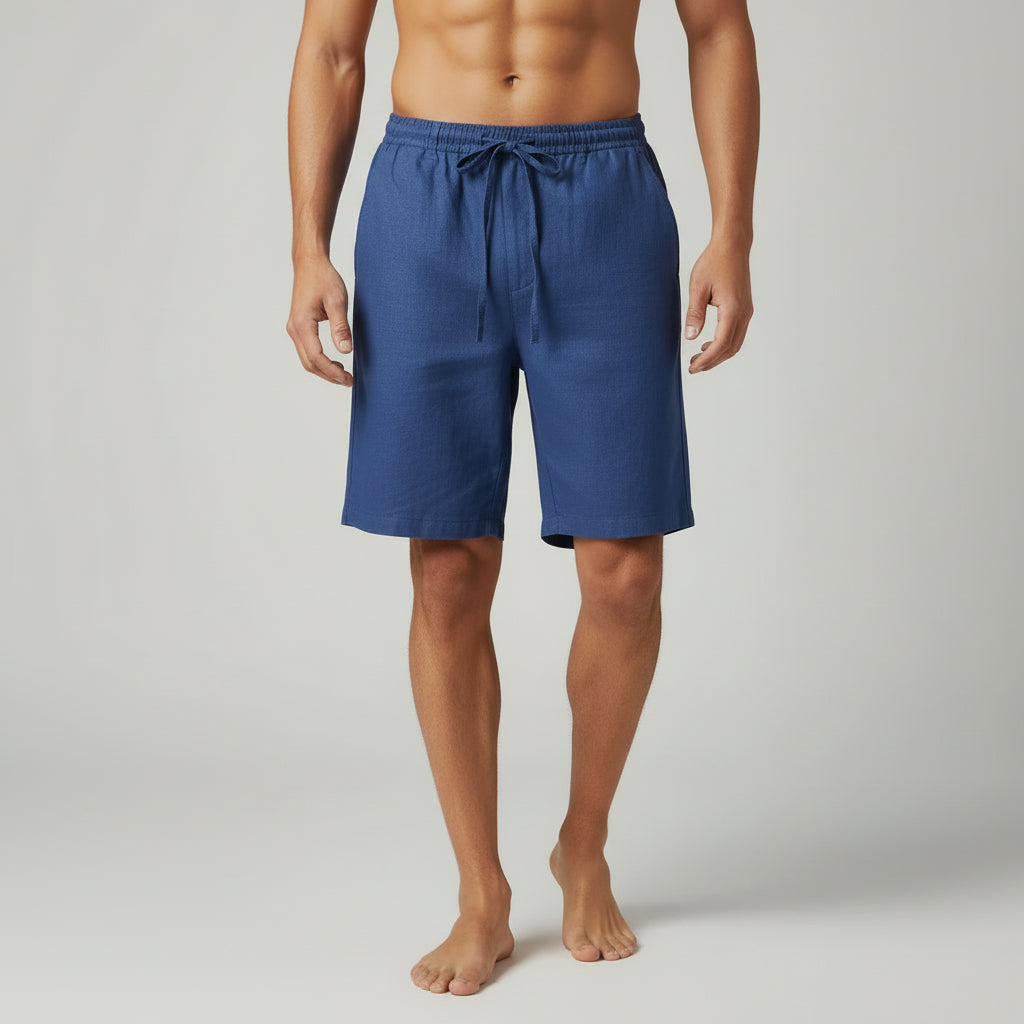 BYRAVERNO | Men’s Linen Shorts – Summer Tailored