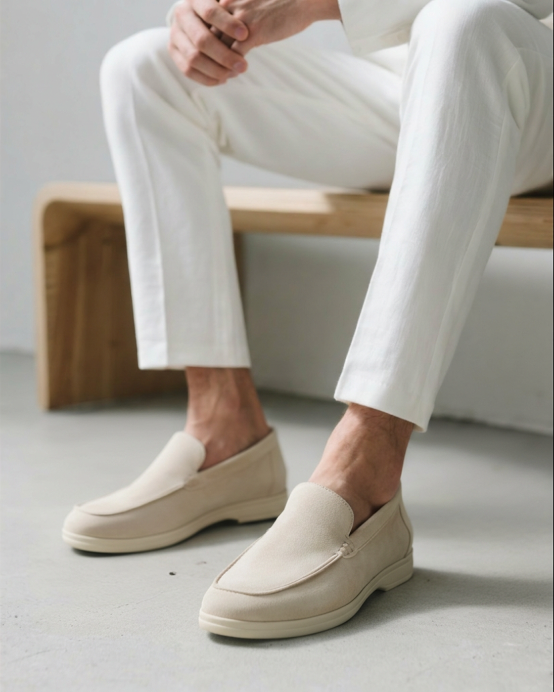 RAVERNO | Men’s Suede Loafers – Old Money Elegance