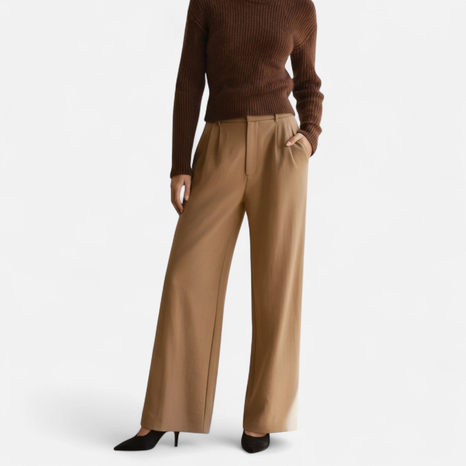 RAVERNO | Women’s Wide-Leg Trousers – Fluid Elegance