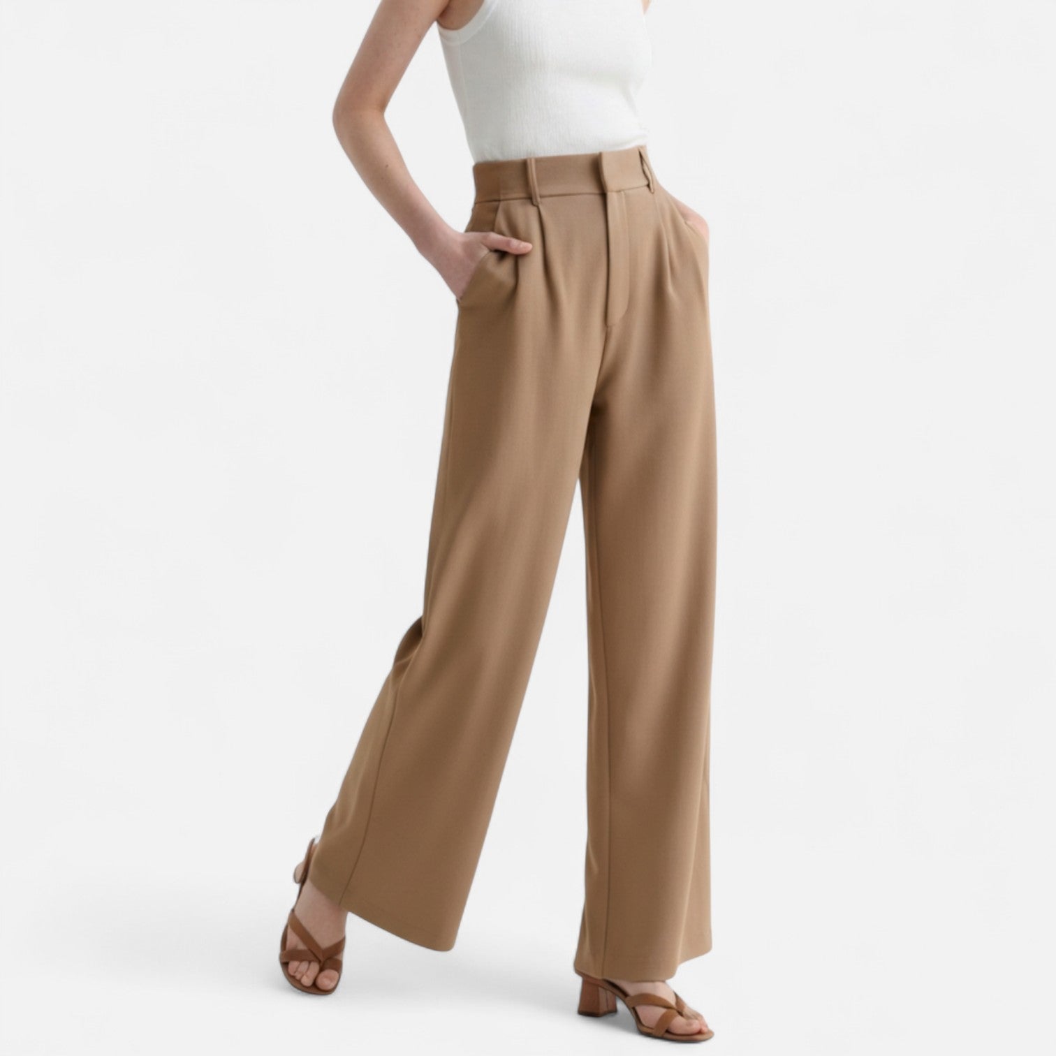 RAVERNO | Women’s Wide-Leg Trousers – Fluid Elegance