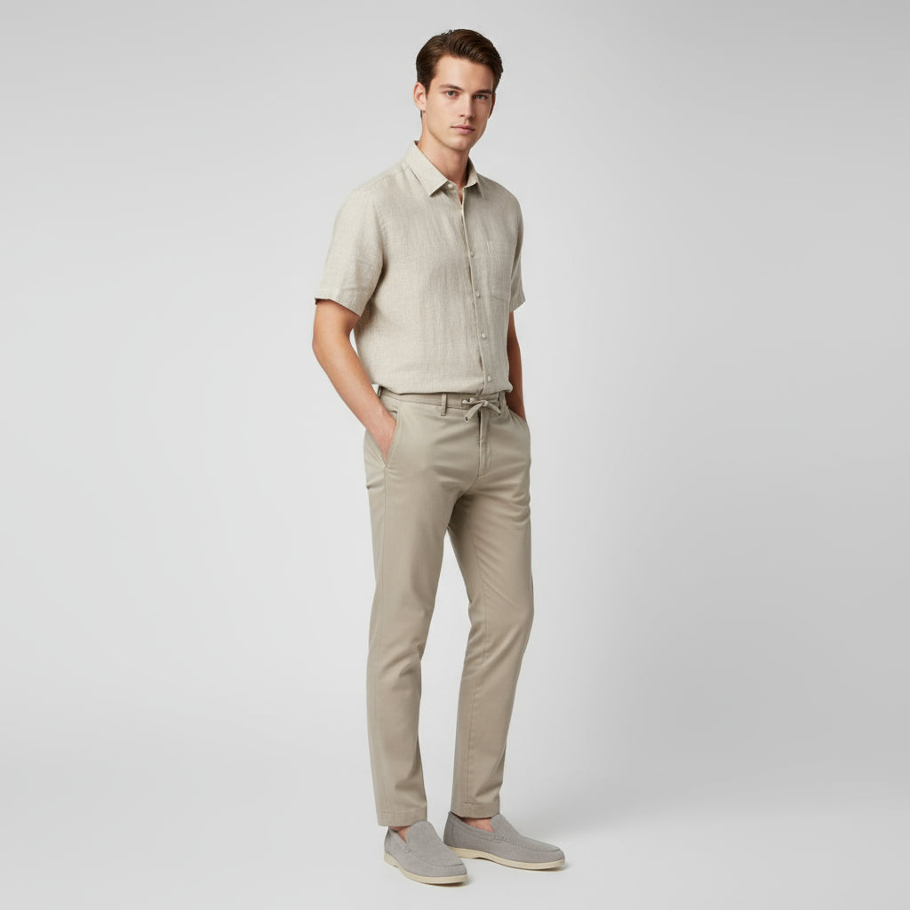 BYRAVERNO | Men’s Suede Loafers – Old Money Elegance