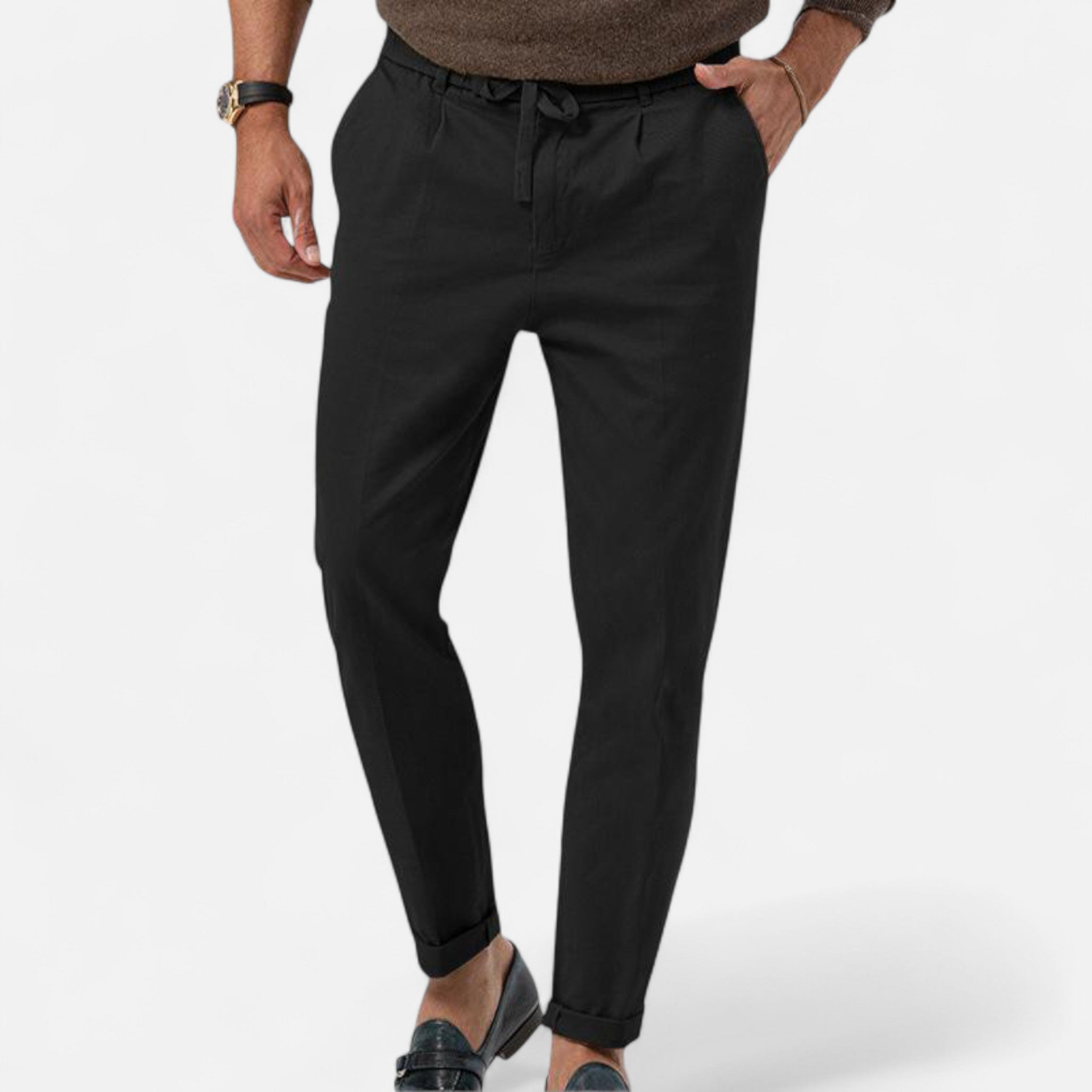 RAVERNO | Men’s Linen Trousers – Timeless Comfort and Style