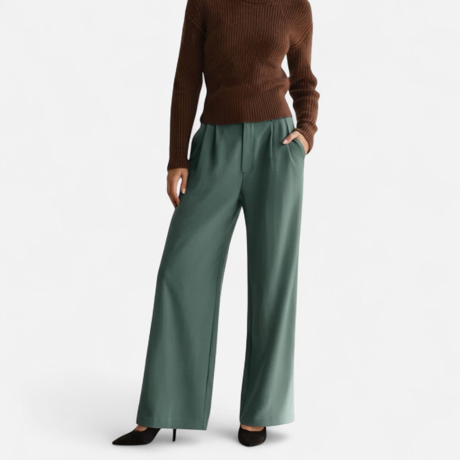 RAVERNO | Women’s Wide-Leg Trousers – Fluid Elegance