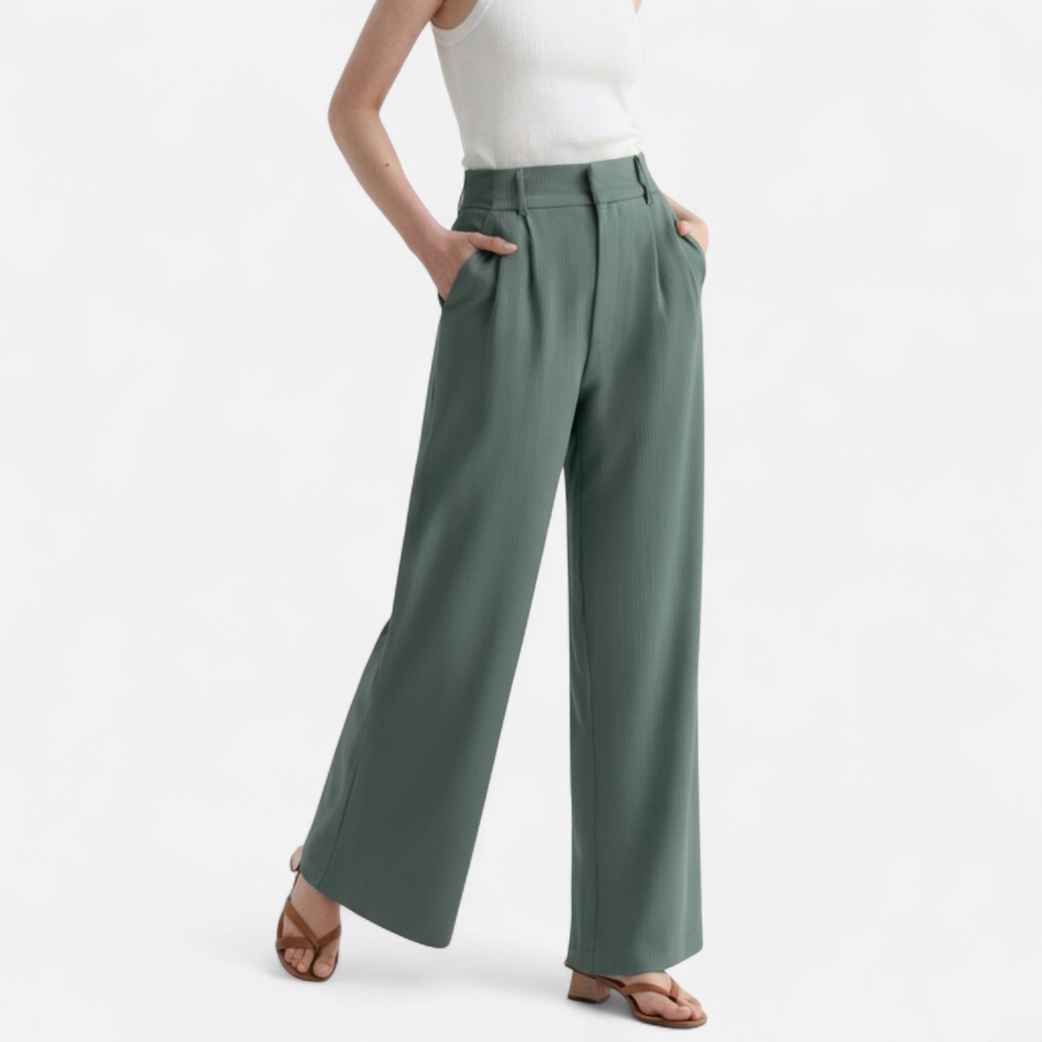 RAVERNO | Women’s Wide-Leg Trousers – Fluid Elegance