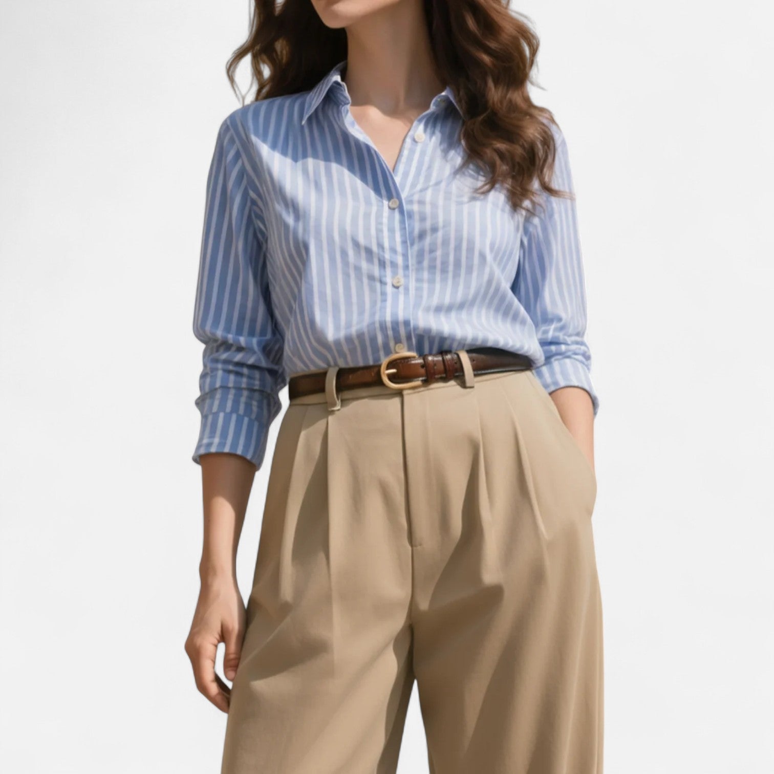 RAVERNO | Women’s Capri Trousers – Effortless Tailored Ease
