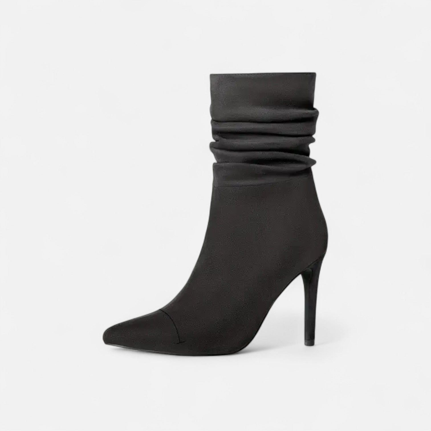 RAVERNO | Women’s Pointed Toe Heeled Boots – Grace Sculpted Elegance