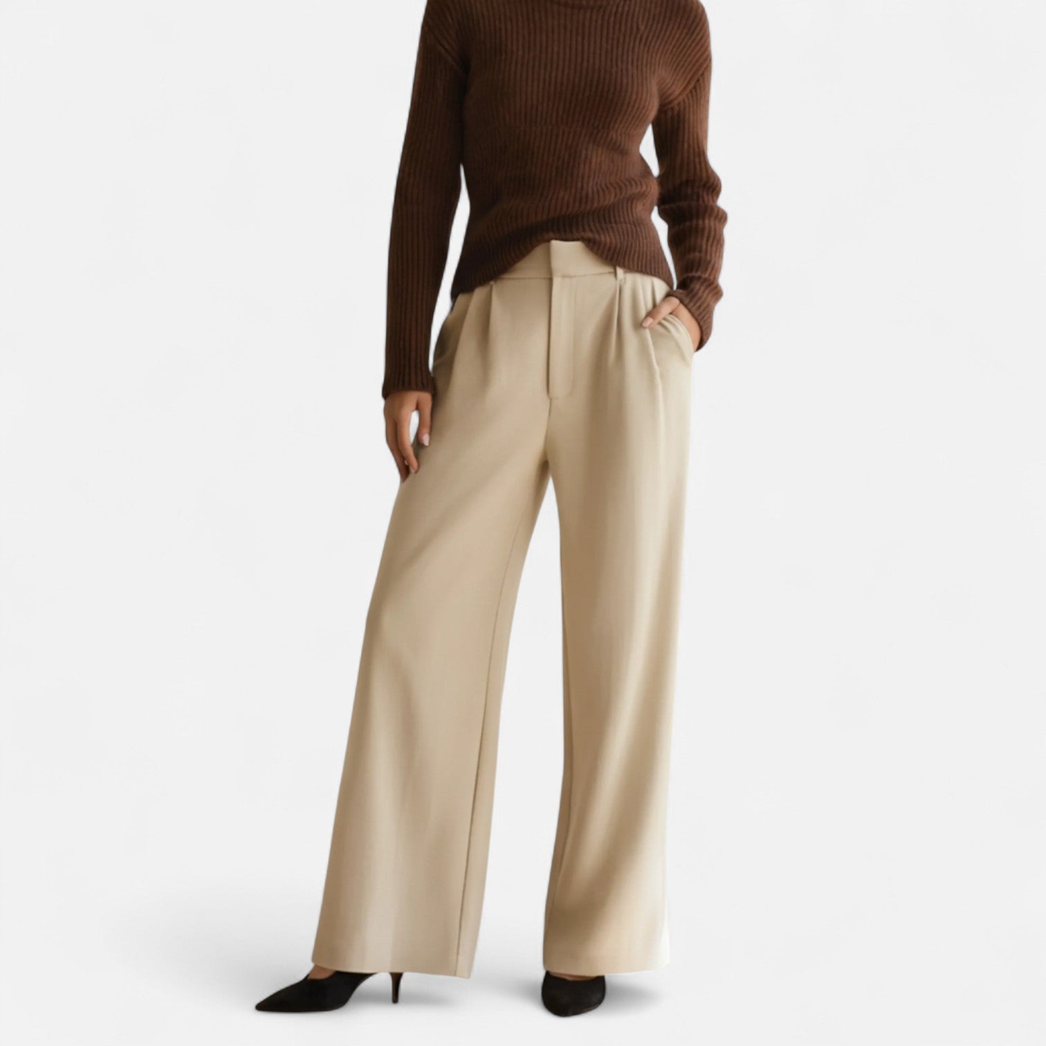 RAVERNO | Women’s Wide-Leg Trousers – Fluid Elegance
