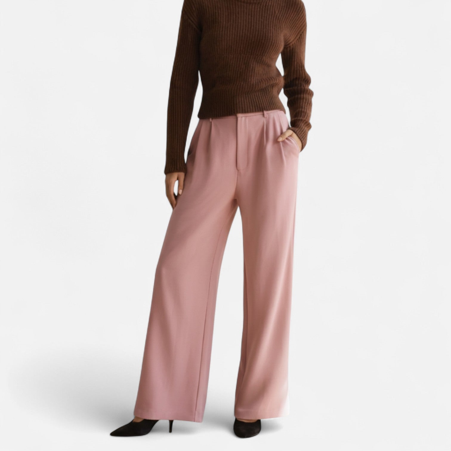 RAVERNO | Women’s Wide-Leg Trousers – Fluid Elegance