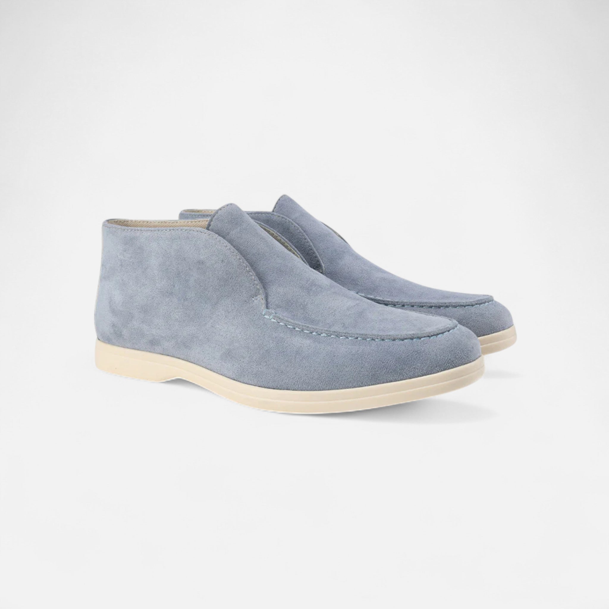 RAVERNO | Men’s High Suede Loafers – Timeless Heritage Elegance