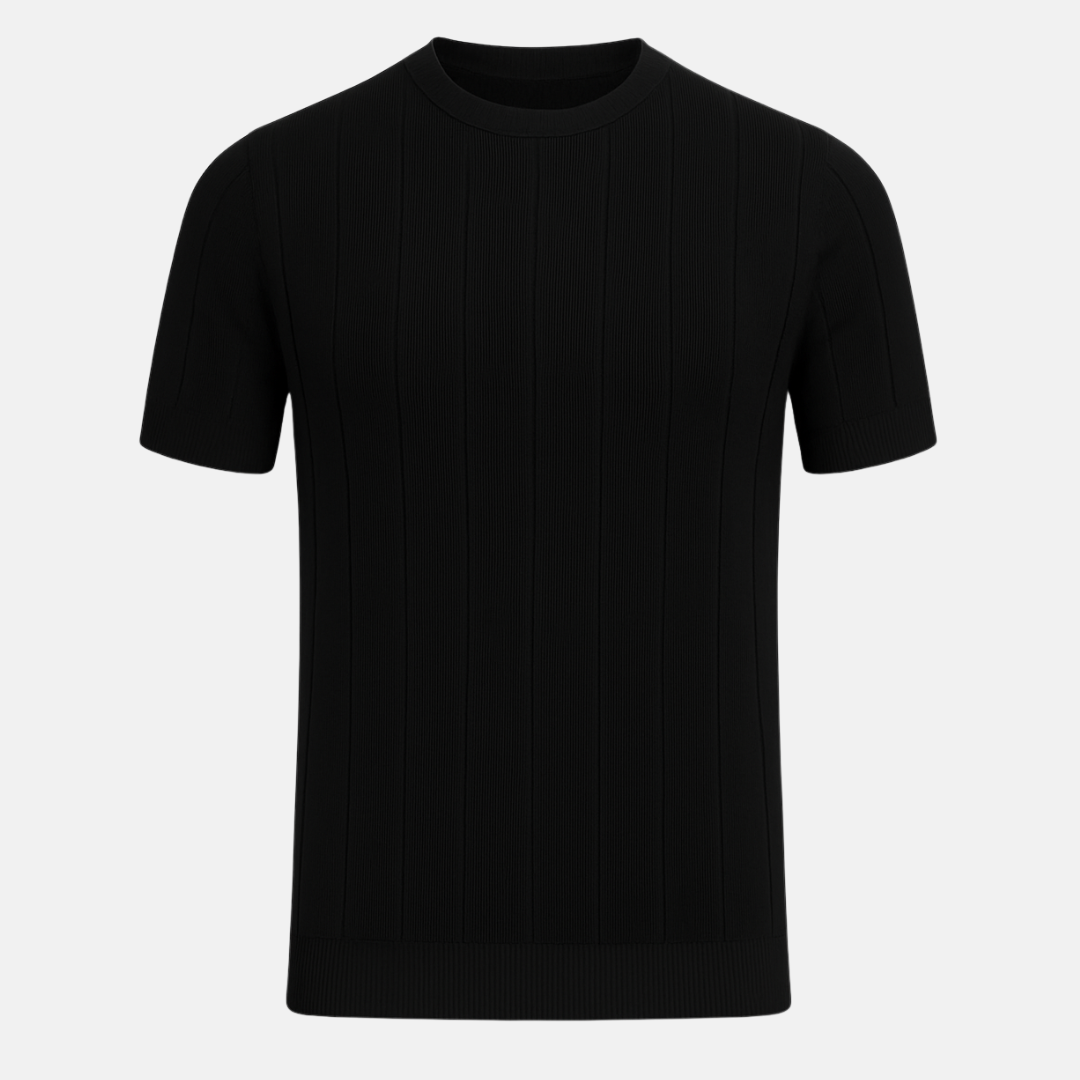 RAVERNO | Men’s Ribbed T-Shirt - Cannes Contemporary Core