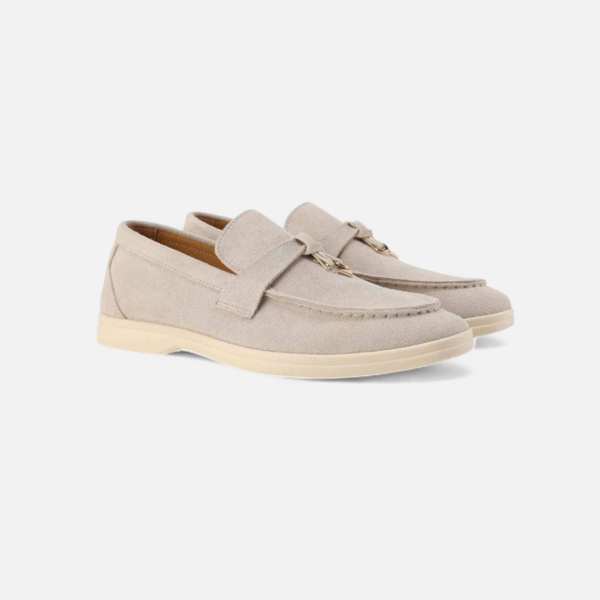 RAVERNO | Women’s Suede Loafers – Timeless Old-Money Elegance