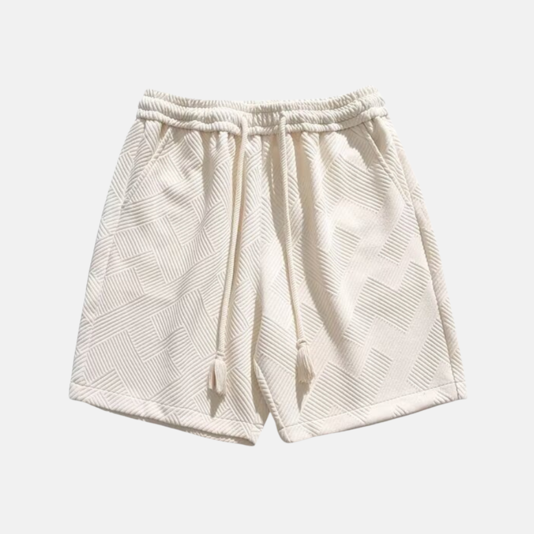 RAVERNO | Men’s Patterned Cotton Shorts – Fiji Style