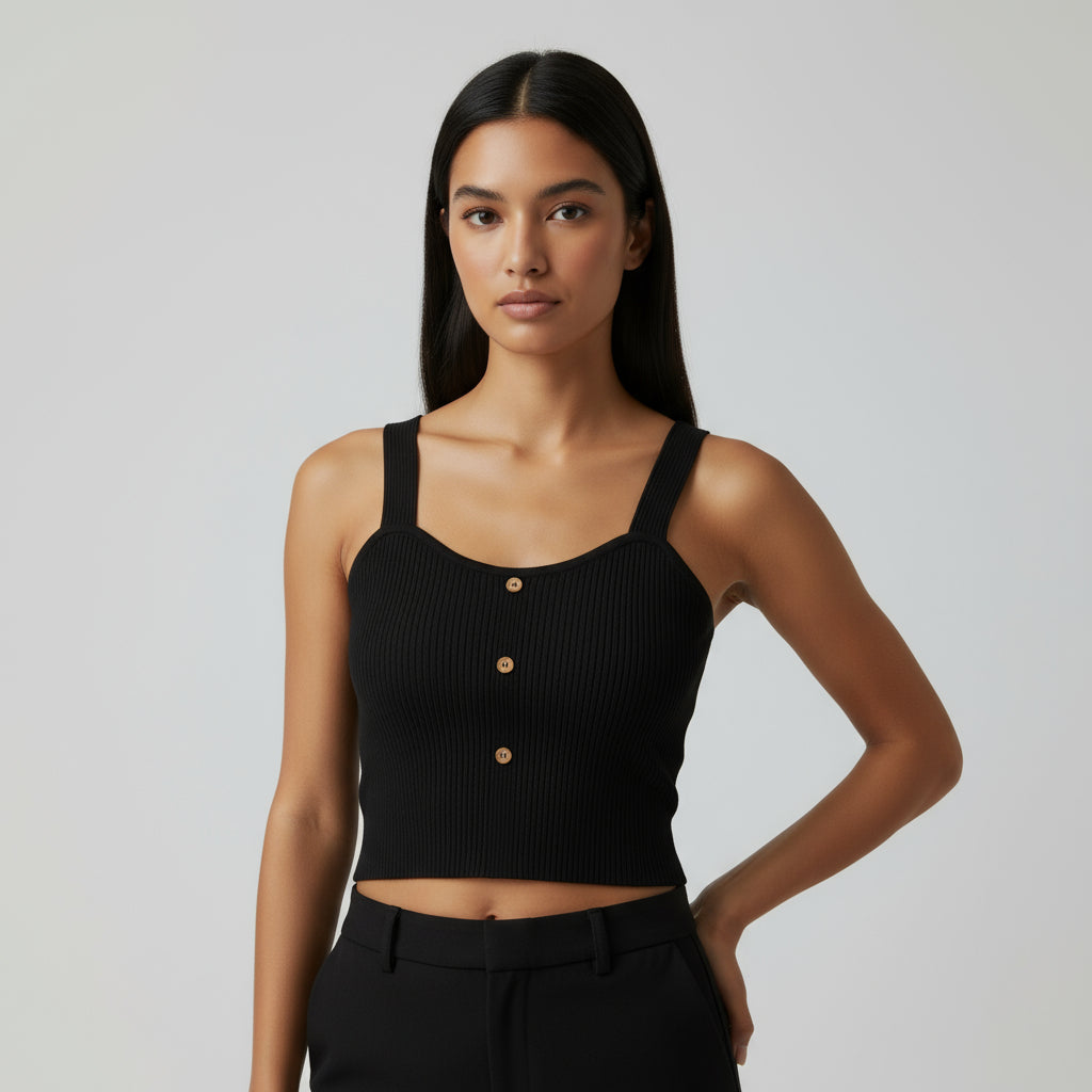 RAVERNO | Women’s Cropped Corset Top – Y2K Sculpted Edge