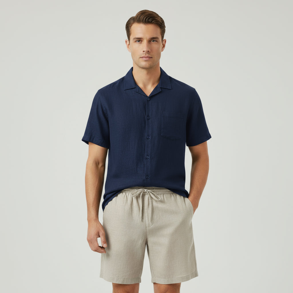 RAVERNO | Men’s Linen Two Piece Summer Set – Refined Duo Styling