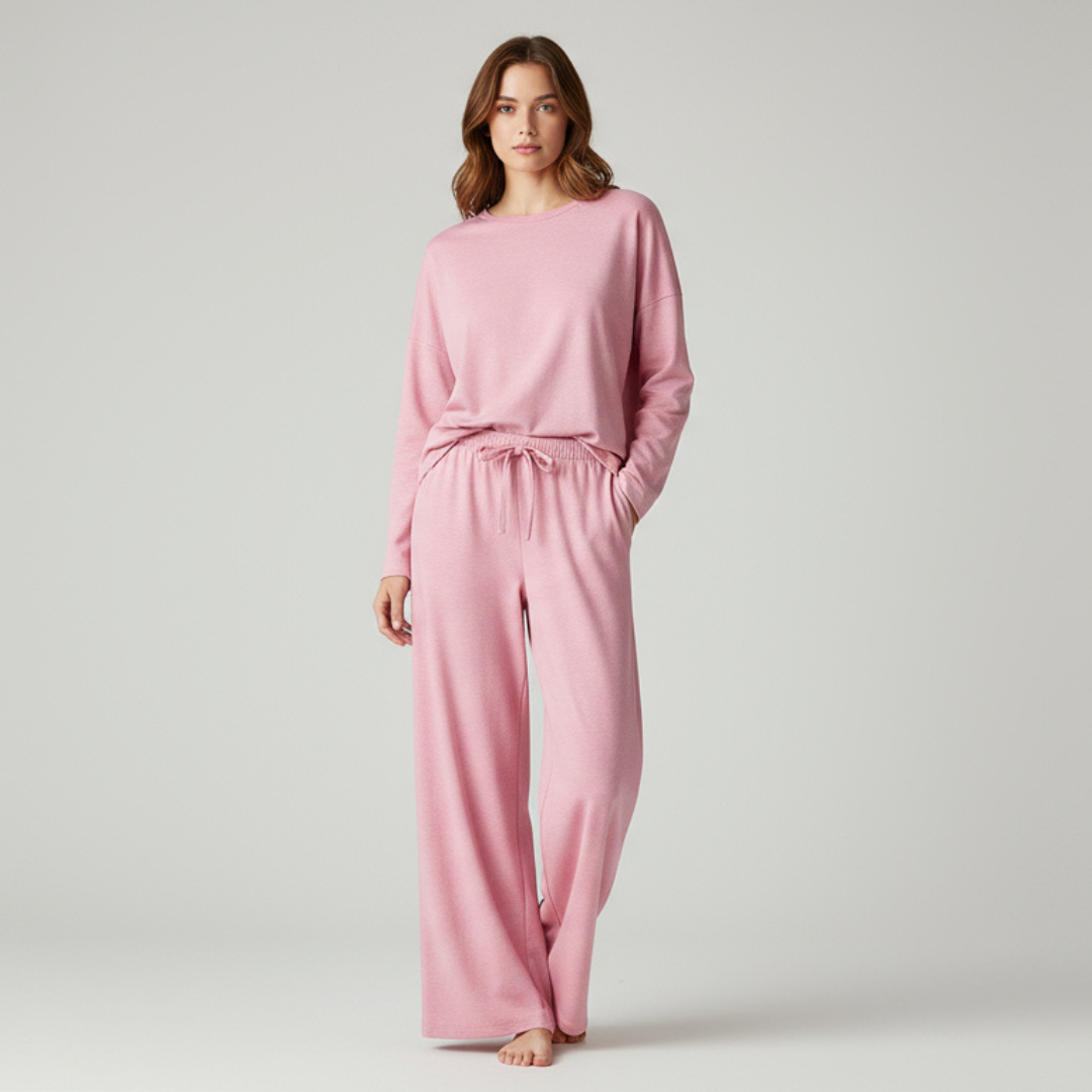 RAVERNO | Women’s Linen Wide-Leg Pants – Slack Loose Drawstring