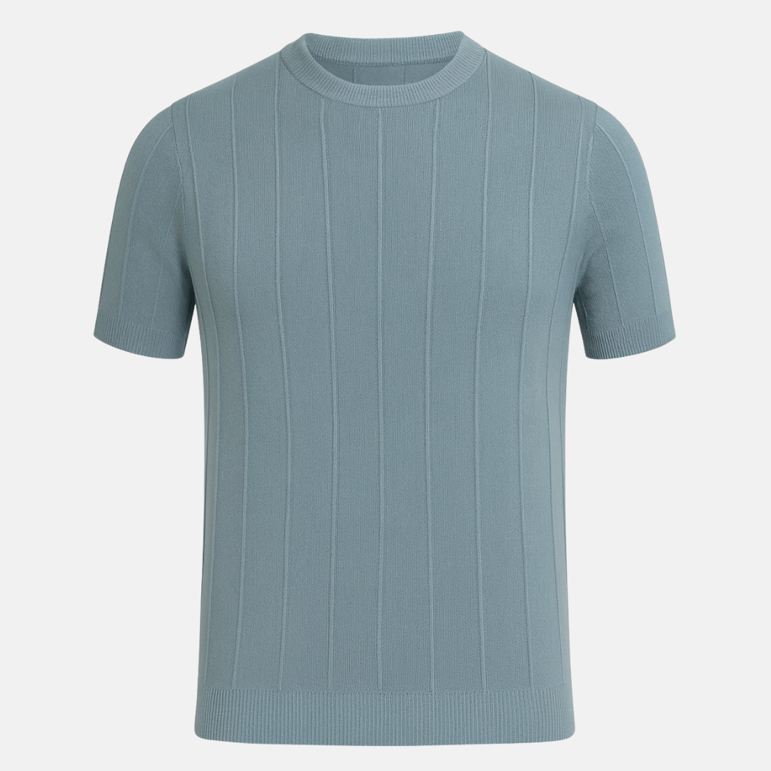 RAVERNO | Men’s Ribbed T-Shirt - Cannes Contemporary Core