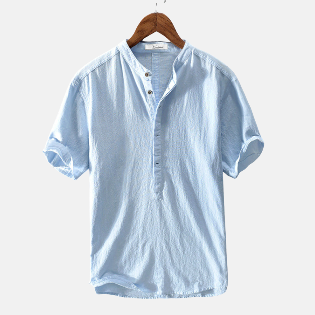 RAVERNO | Men’s Linen Shirt - Nice Pure Linen Classic