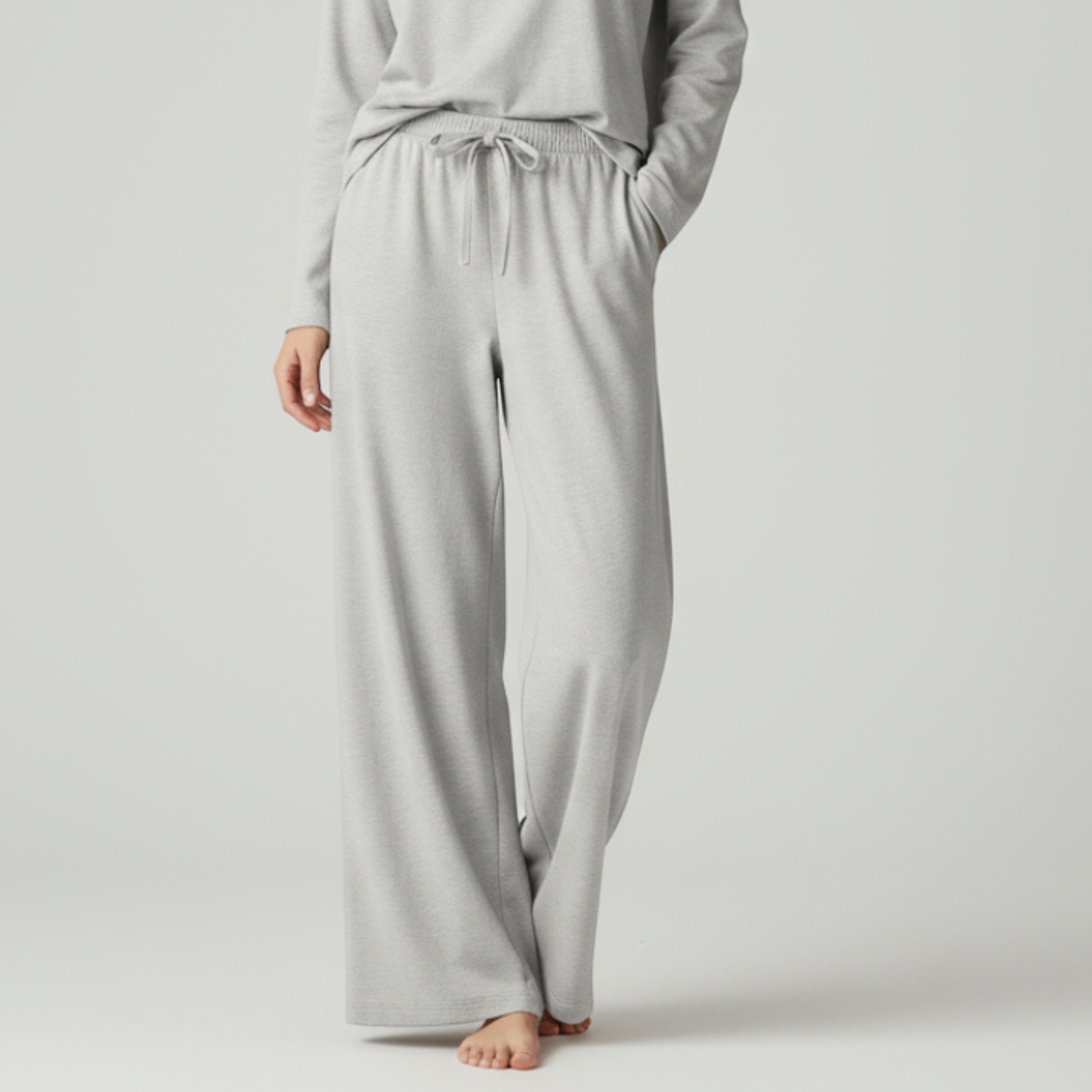 RAVERNO | Women’s Linen Wide-Leg Pants – Slack Loose Drawstring