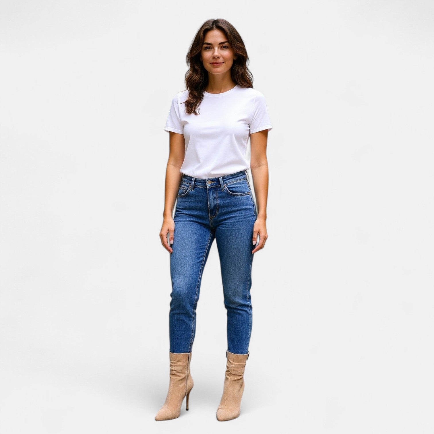 RAVERNO | Women’s Pointed Toe Heeled Boots – Grace Sculpted Elegance