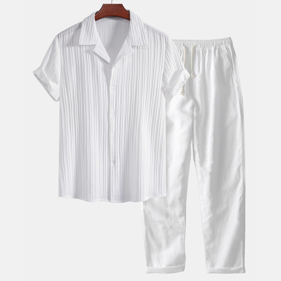 RAVERNO | Men’s Short-Sleeved Set – Palawan Relaxed Duo