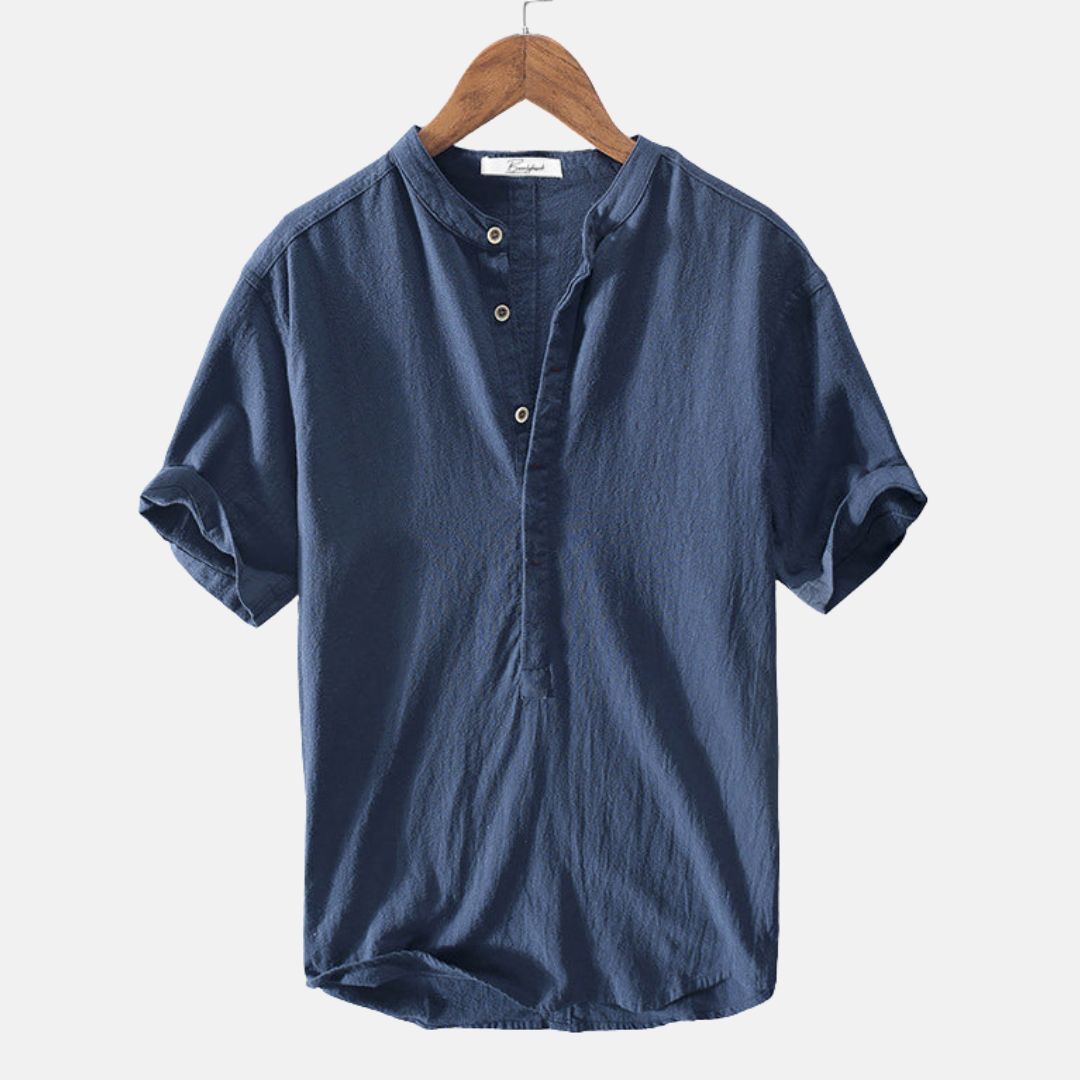 RAVERNO | Men’s Linen Shirt - Nice Pure Linen Classic