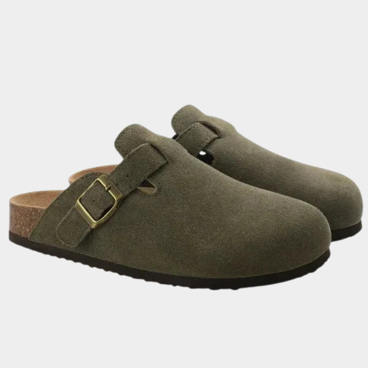 RAVERNO | Men's Suede Clogs – Effortless Elegance in Every Step
