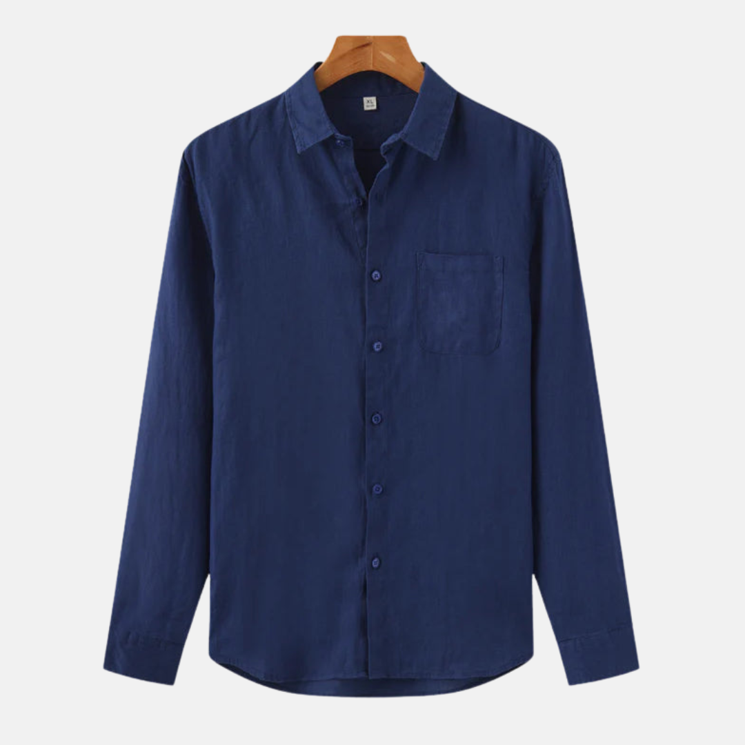 RAVERNO | Men's Cape Town Linen Shirt – Breezy Heritage Elegance