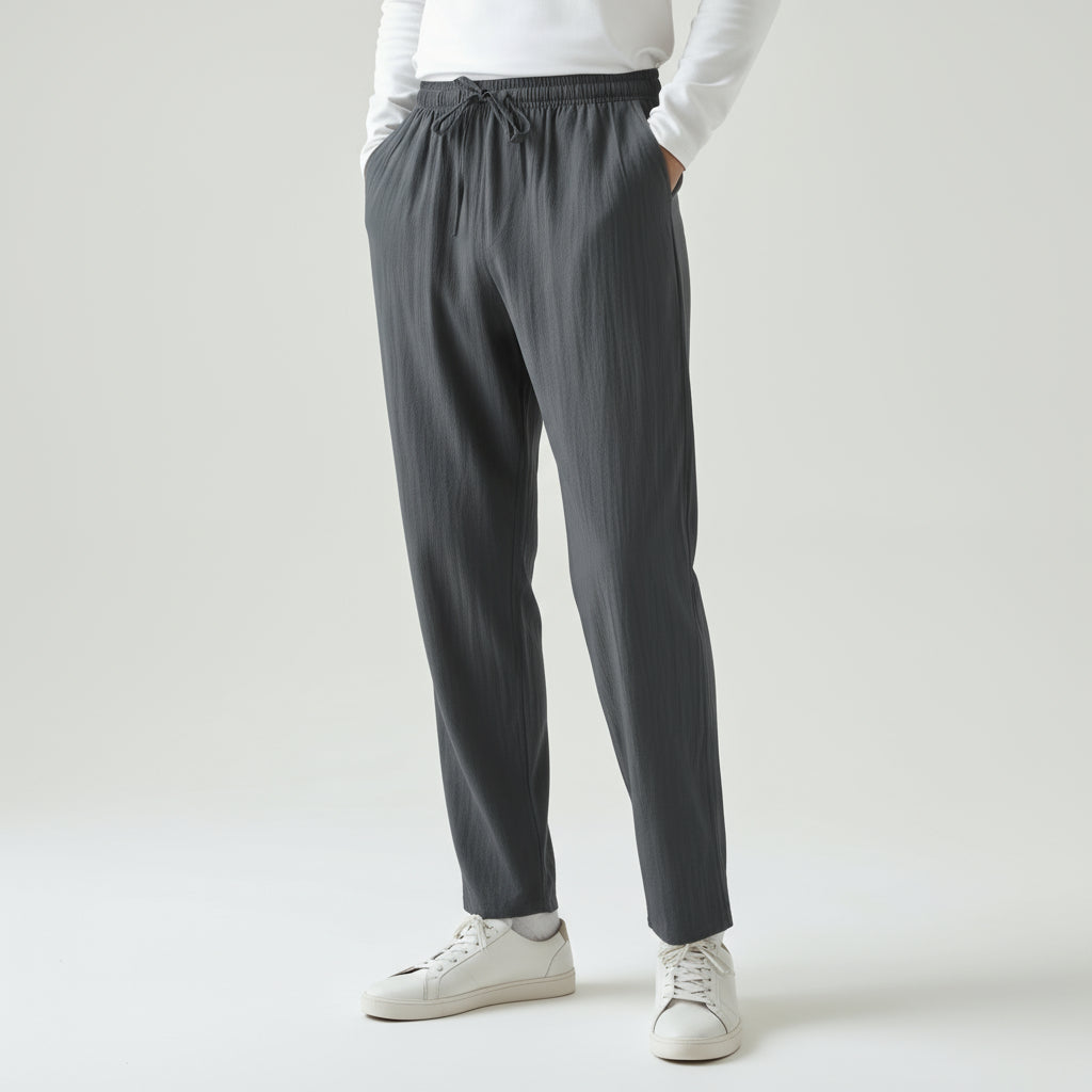 RAVERNO | Men’s Linen Pantalon – Zanzibar Refined Ease