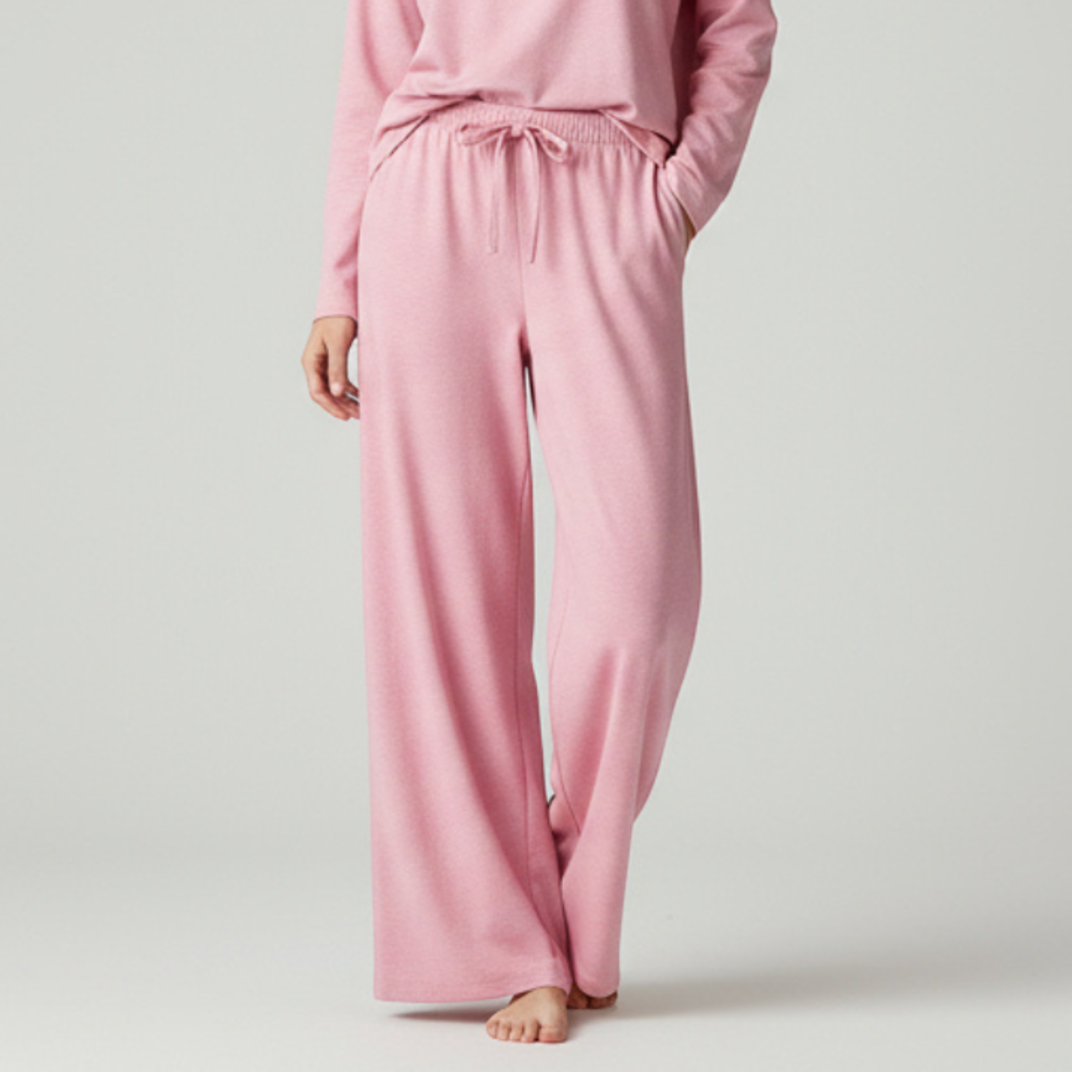 RAVERNO | Women’s Linen Wide-Leg Pants – Slack Loose Drawstring