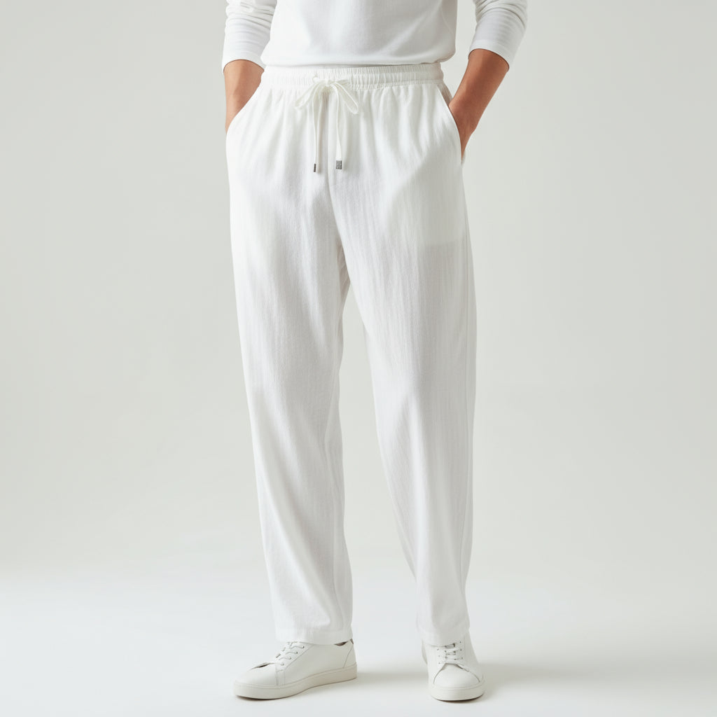 RAVERNO | Men’s Linen Pantalon – Zanzibar Refined Ease