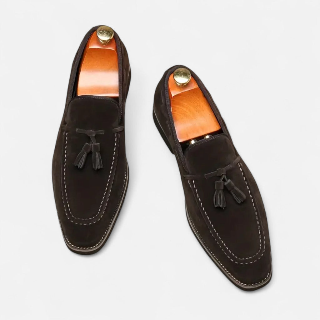 RAVERNO | Men’s Tassel Loafers – Classic British Sophistication