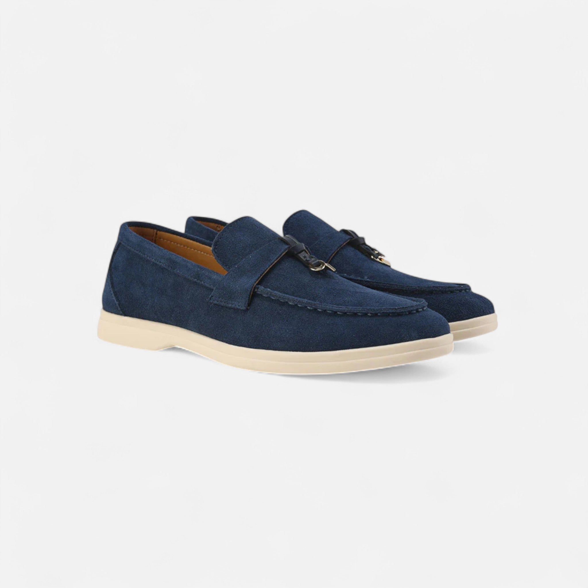 RAVERNO | Women’s Suede Loafers – Timeless Old-Money Elegance
