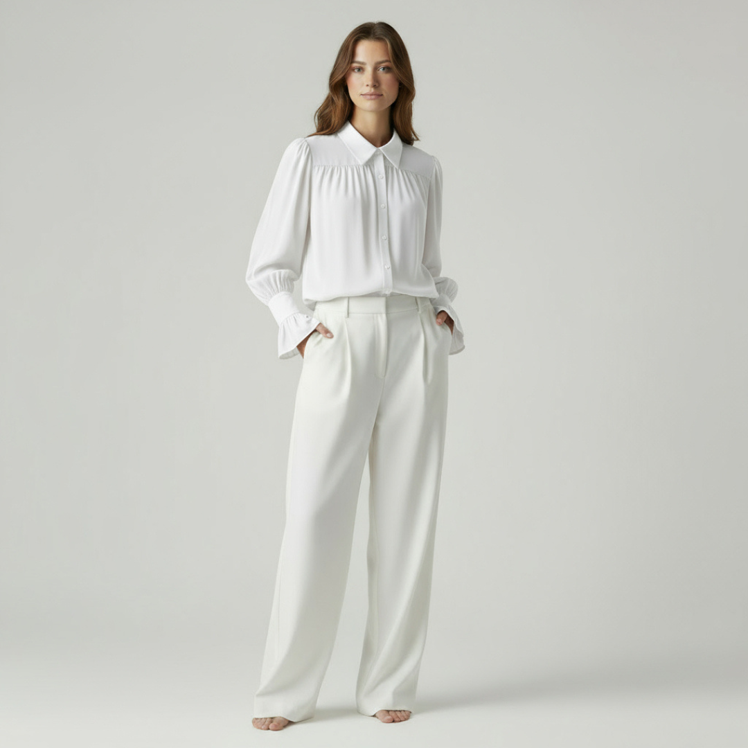 RAVERNO | Women’s Loose Collared Shirt – BornLadies Effortless Tailored Ease