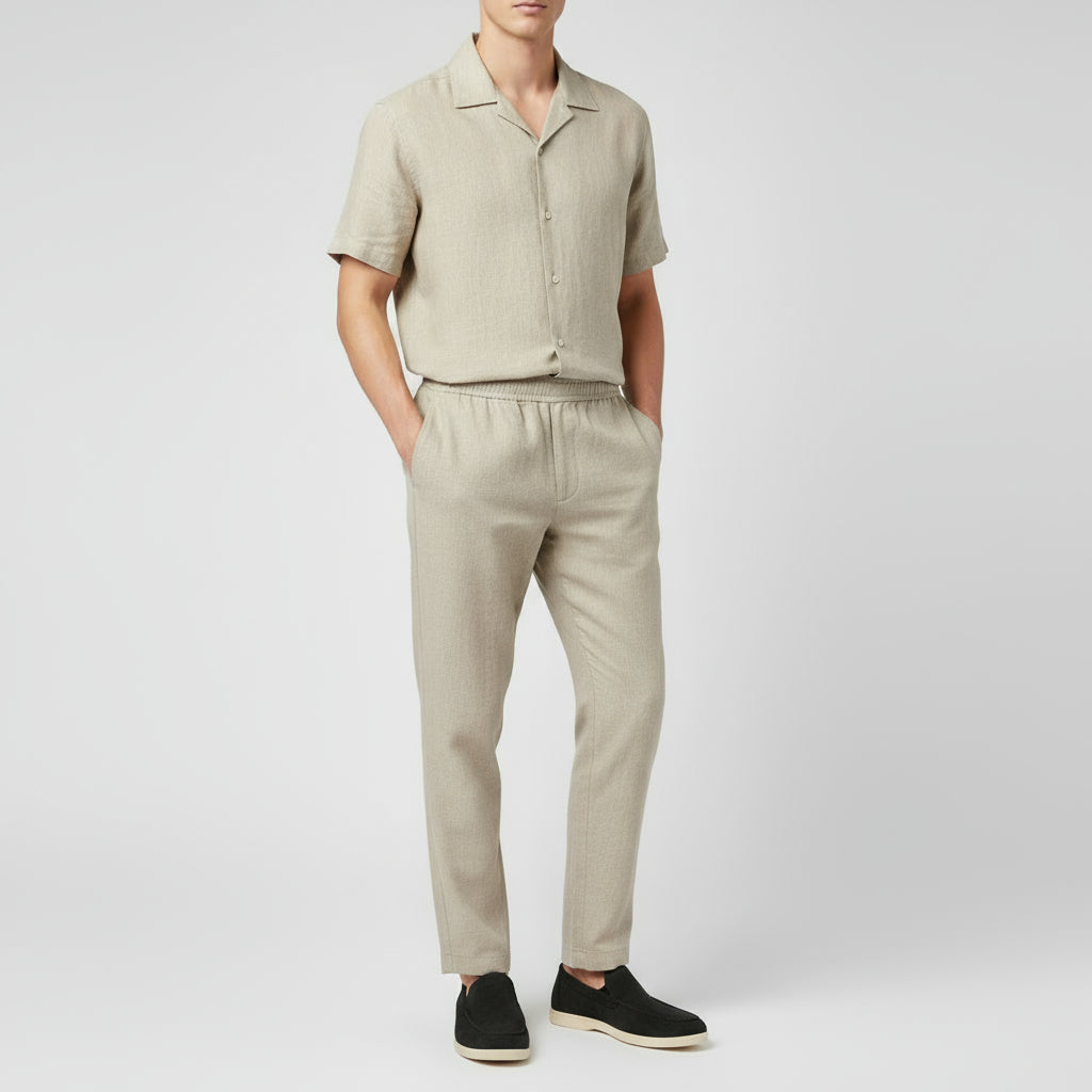 RAVERNO | Men’s Suede Loafers – Old Money Elegance