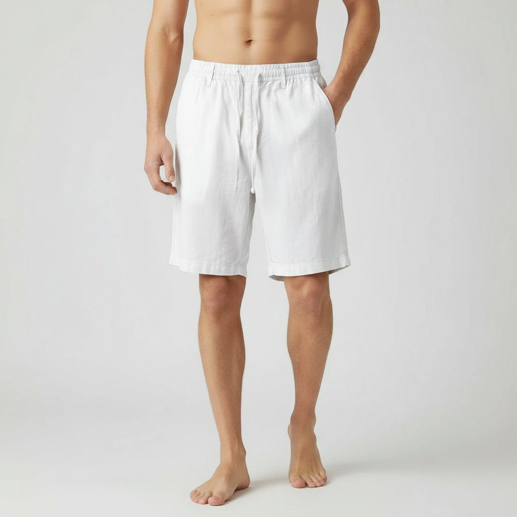 RAVERNO | Men’s Linen Shorts – Summer Tailored